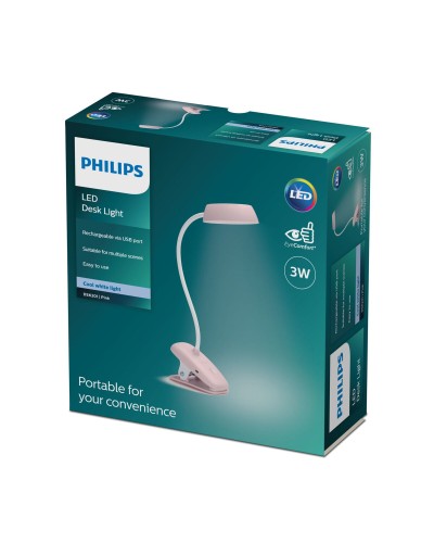Philips 3W LED Table Lamp | Energy Saving Lighting | Perfect for Bedrooms and Studies
